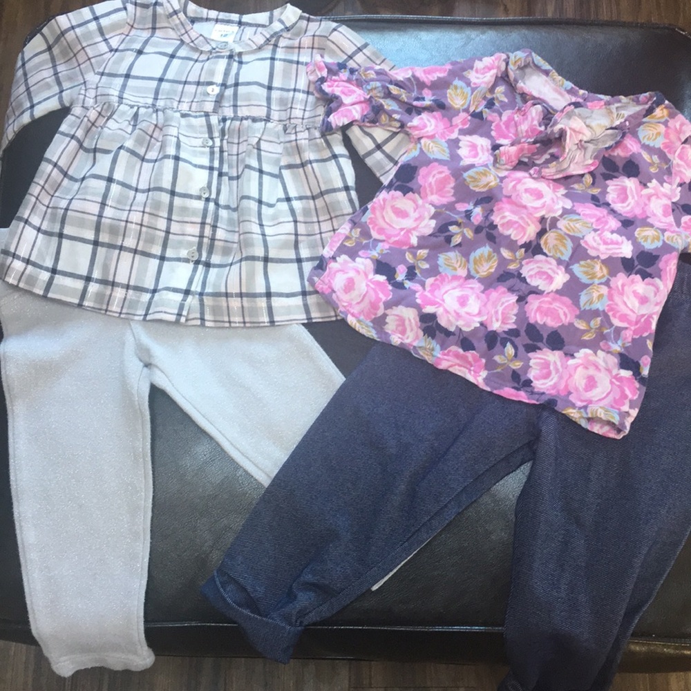 Bundle of 2 outfits baby girl 18 months